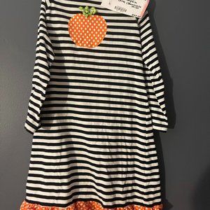 Girls Pumpkin Dress